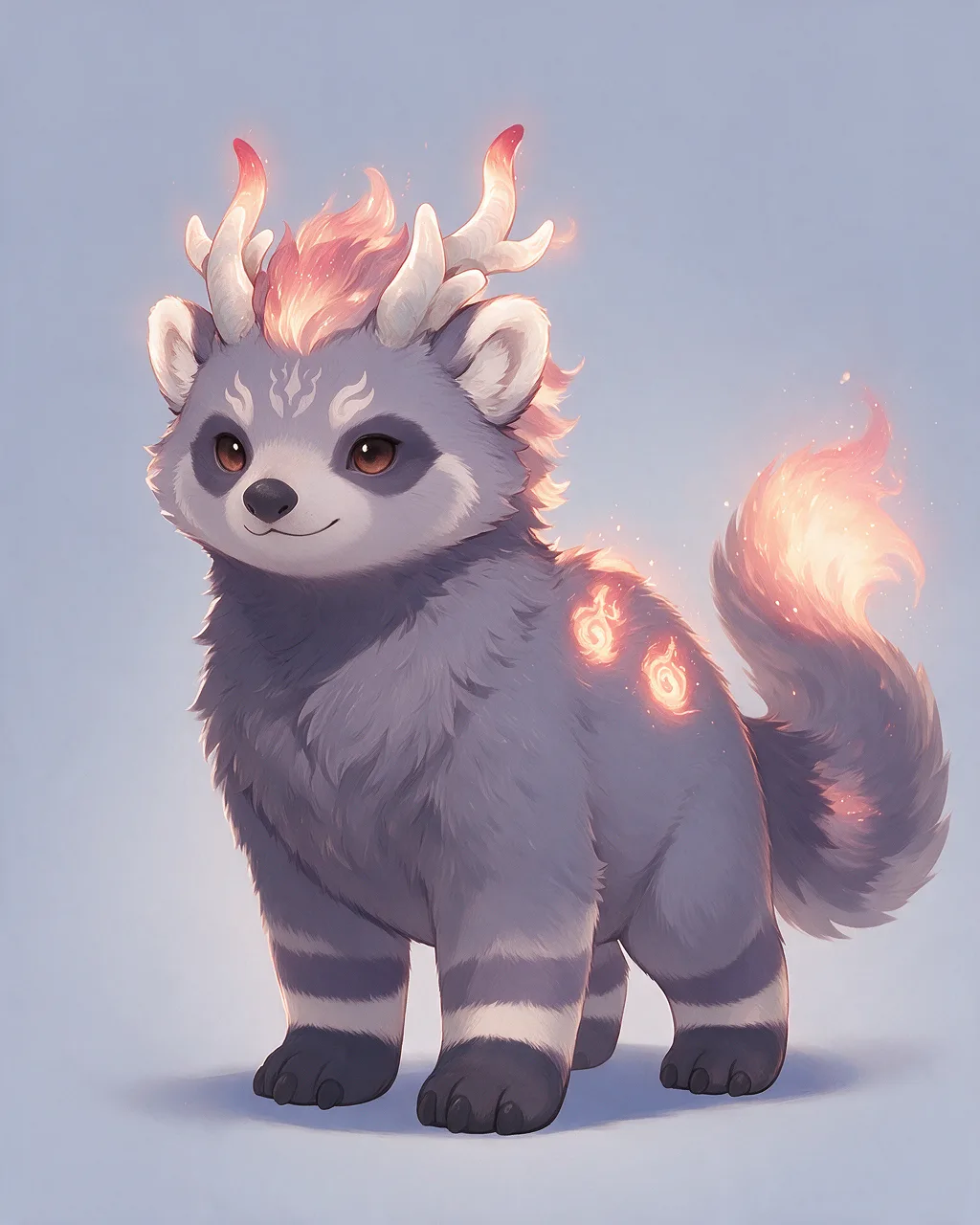 Evolved second-generation artwork of Brandstead Ancient, a Loyal Ember-element creature.
