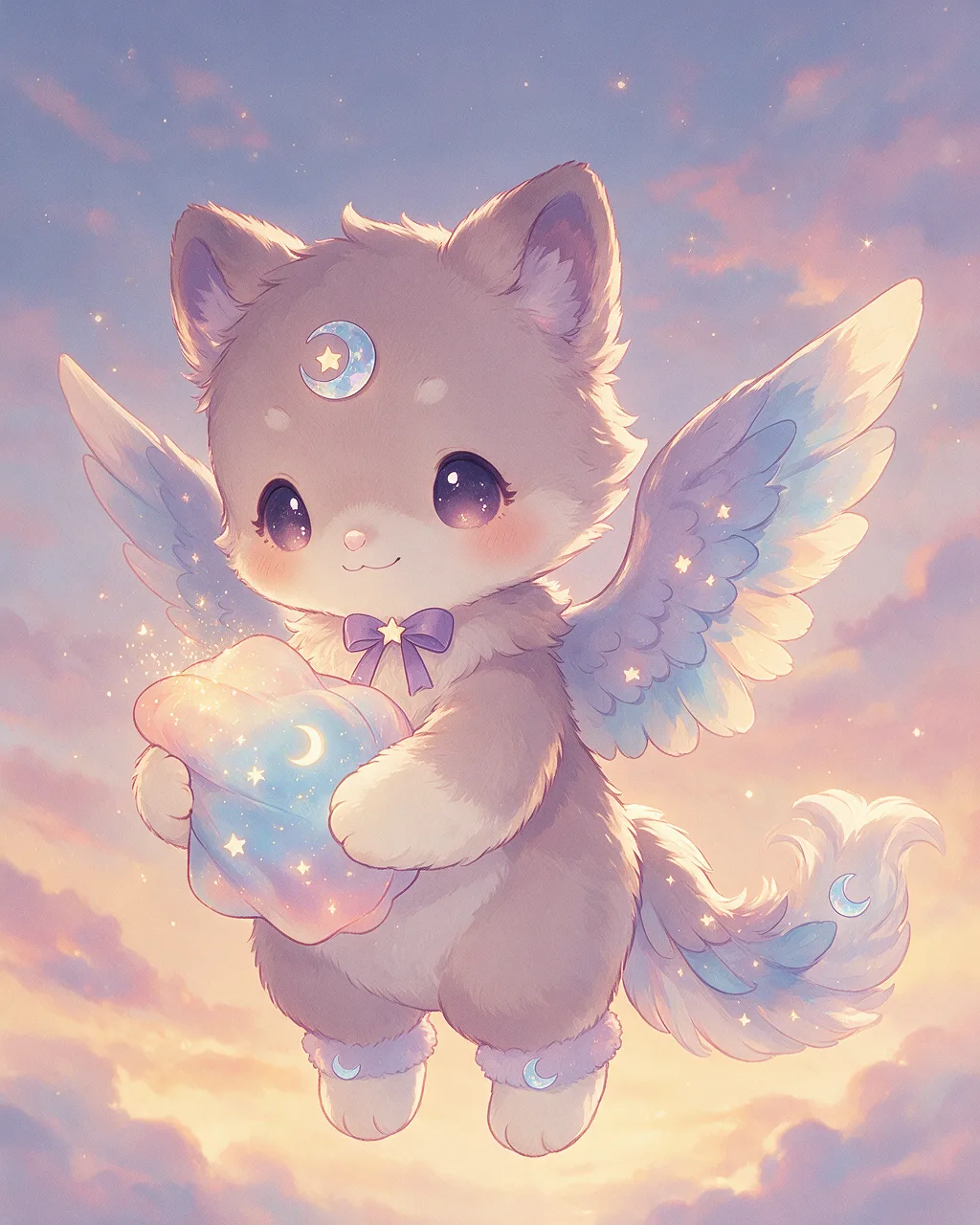 Evolved second-generation artwork of Duskcradle Sage, a Gentle Dusk-element creature.
