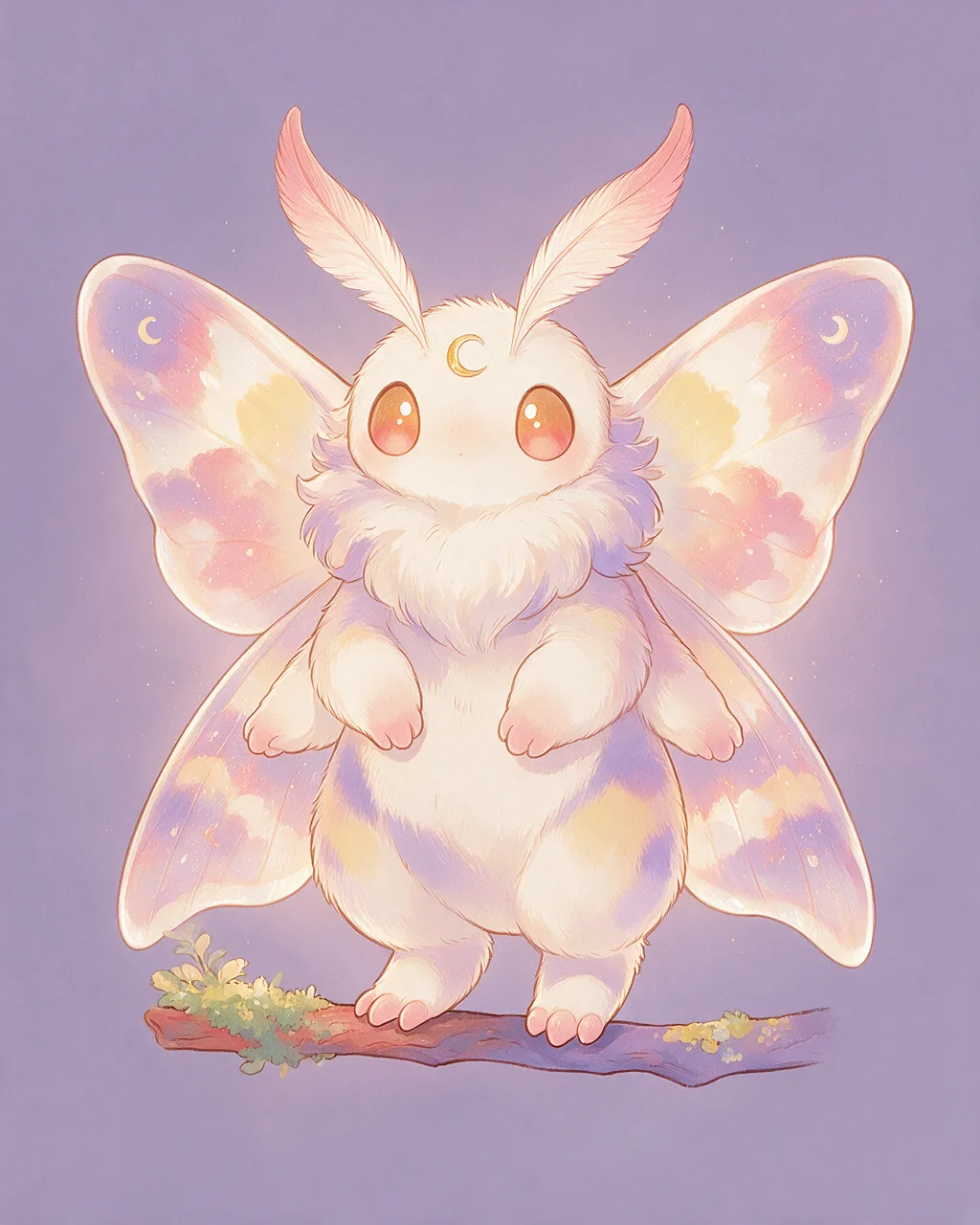 Evolved second-generation artwork of Duskveil Elder, a Serene Dusk-element creature.