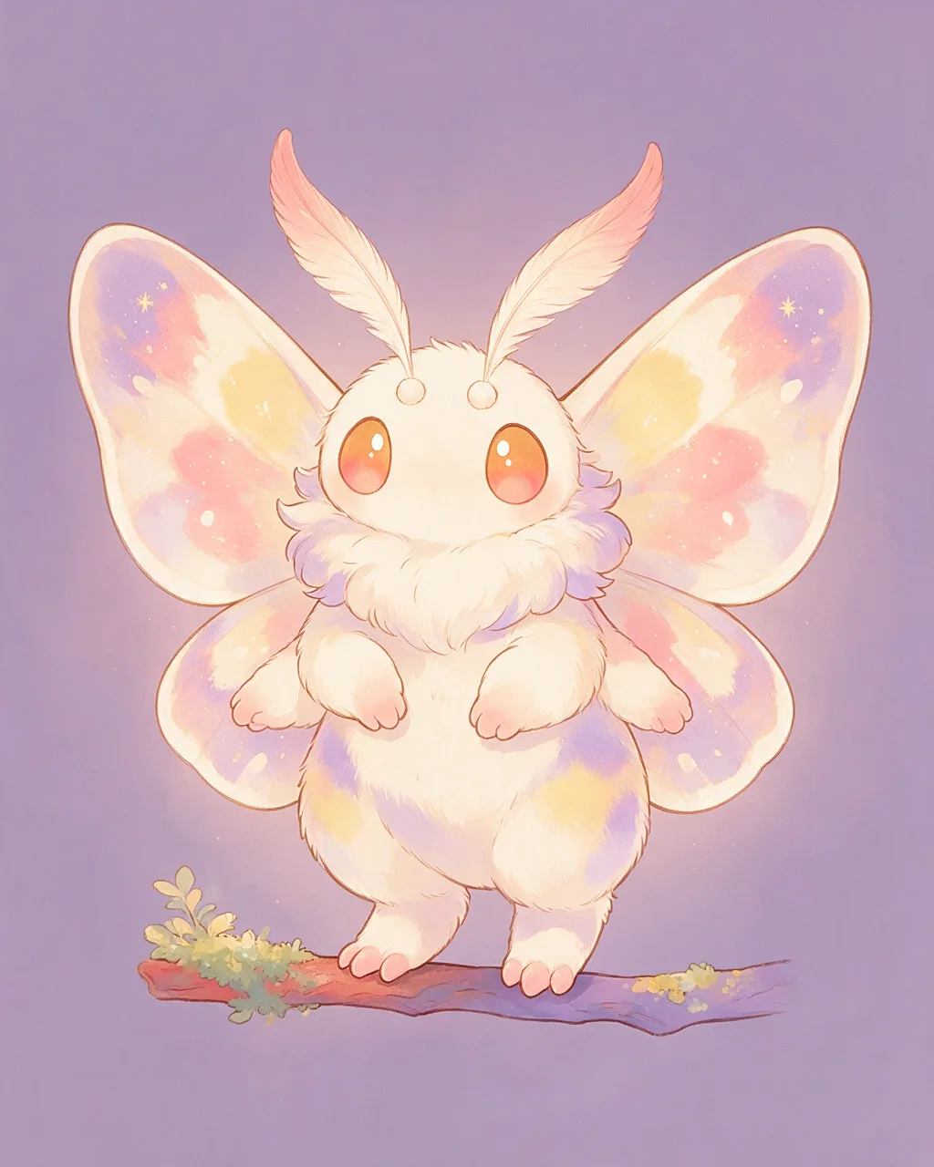 Original fantasy creature artwork of Duskveil, a Serene Dusk-element creature.