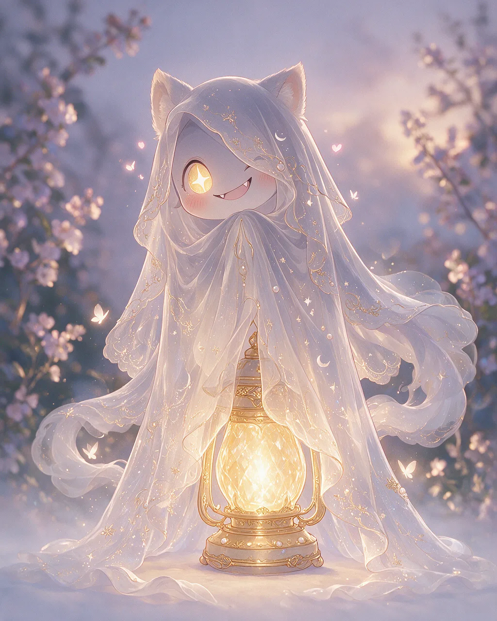 Evolved second-generation artwork of Veilsneak Noble, a Mischievous Dusk-element creature.